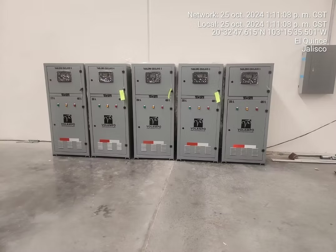 Tableros de control y transferencia